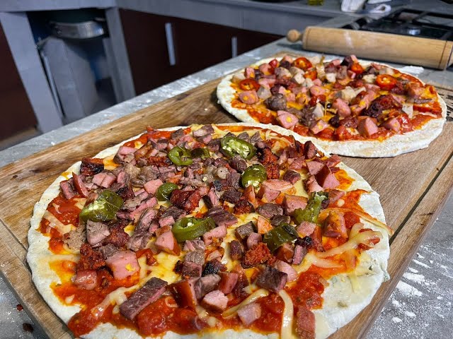 Pizza Carne Asada Mediana